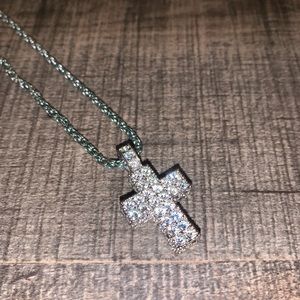 Swarovski Pavé Crystal Cross
